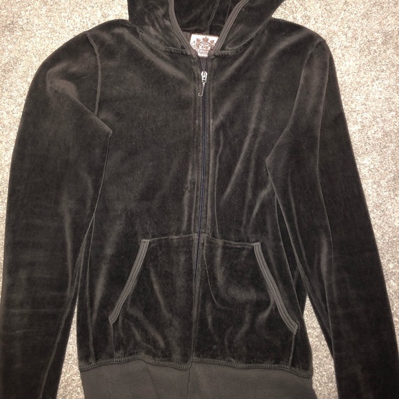 Juicy Couture velour hooded zip-up - Picture 2 of 6